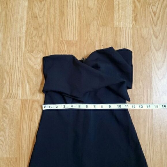 Topshop Twist Bow Sheath Dress - size 2 in Black - Picture 9 of 13